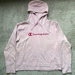 Light pink Champion hoodie
